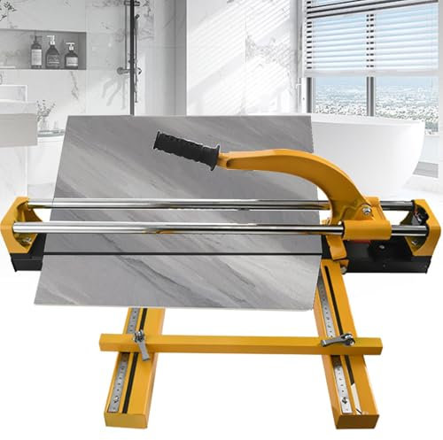 Herramienta De Corte De Precisión para Baldosas De Cerámica, Cortador Manual De Baldosas, Regla Precisa, Mango Ergonómico, Asiento De Rodamiento Integrado De Aleación De Aluminio, Baldosas 60cm