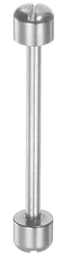 Tube de tige de vis de montre droit en acier inoxydable pour réparation de bracelet de montre - Outil de bricolage - Accessoires de chaîne plate - Vis d'arbre de connexion pour montre en céramique