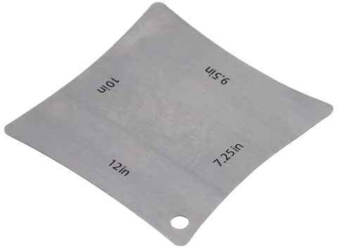 Medidor de Radio de Guitarra, Identificación Precisa de Acero Inoxidable para Mediciones de Radio de Diapasón de Guitarra Adecuado para la Mayoría de Guitarras, Bajos, Ukeleles