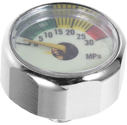 SUPVOX Manomètre De Plongée sous-Marine Lumineux Phosphorescent, Étanche 30m, Manomètre pour Bouteille d'air Comprimé, Indicateur Précis De Profondeur, Affichage Pression, Usage Plongée Sécurisée