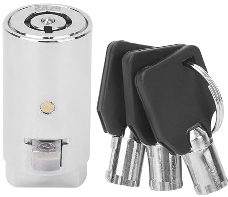 Cilindro de Cerradura para Caja Fuerte - Cerradura para Máquina Expendedora con Llave Igualada, Cerradura Tubular | Cerradura Tubular de Alta Seguridad Antirrobo para Cajeros Automáticos, Armarios