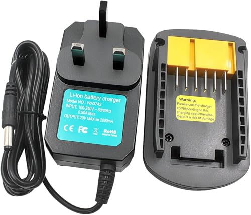 Li-ion battery charger 18V 20V 2A for Worx WA3520 WA3525 WA3578 WA3575 WA3512 WA3512.1 WA3522 WA3847 WA3868 WA3835 WA3764 WA3742 WA3732 WA3875 WA3881 WA3731 20V 6PIN (Not fit Old 4 pin)