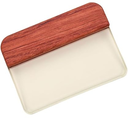 BIGULA Leathercraft - Rascador de vidrio para cuero pulido, herramienta de cuero suave, raspador de vidrio templado, herramienta de trabajo de cuero