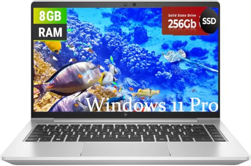 HP EliteBook 645 G9 Portátil Business, pantalla FHD de 14 (1920x1080), AMD Ryzen 5 5675U, 8 GB de RAM, SSD de 256 GB, teclado QWERTY, teclado retroiluminado, Windows 11 Pro (renovado)