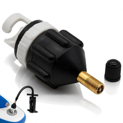 Sup Adapter für Kompressor, Schlauchboot Paddling Luftpumpe Ventil, Stand Up Paddle Board Pumpe Zubehör, Electric Paddle Board Pump Portable Adapter, Ventiladapter für Kajak Stand-up Paddel Motor