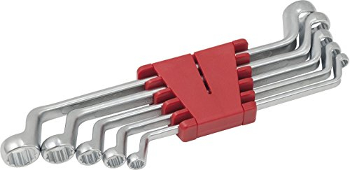 KS Tools 517.0295 CLASSIC Doppel-Ringschlüssel Satz, gekröpft, 5-tlg. 8-19mm