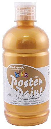 MONT MARTE Posterfarbe, 500 ml, Gold