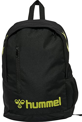 hummel Unisex, Back pack, Jet Black/Dark Citron, Einheitsgröße