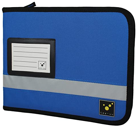 tee-uu TOUR Organizer Fahrtenbuchmappe - DIN A5 Querformat (verschiedene Farbvarianten) (blau)