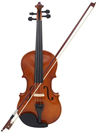 Violinen-Set, Geigen-Starter-Set, Geigengeschenke, akustische Violine mit Koffer, Bogen, Kolophonium, für Anfänger, Kinder, Geigenlerner und Enthusiasten, Instrumente in voller Größe (Farbe: 1/4)