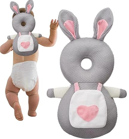 Kopf für Babys – Baby Walke Head Protector Rucksack | Atmungsaktiver Kopfschutz verstellbar für 4 bis 24 Monate beim Krabbeln