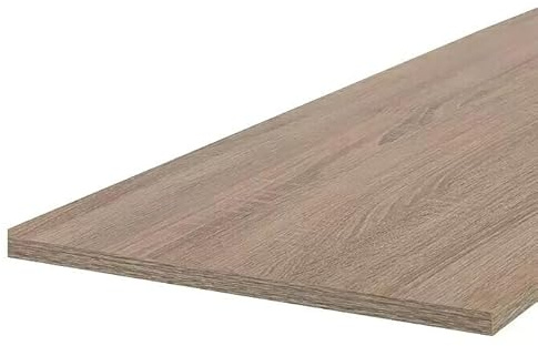 2 er Set - 2 Stück Regalboden Einlegeboden Sonoma Eiche 567 x 290 mm (L 56,7 cm x B 29,0 cm) Fachboden für 60 cm Küchenschrank Spanplattenzuschnitt mit Kanten - ABS Kanten und Melaminkanten - livindo