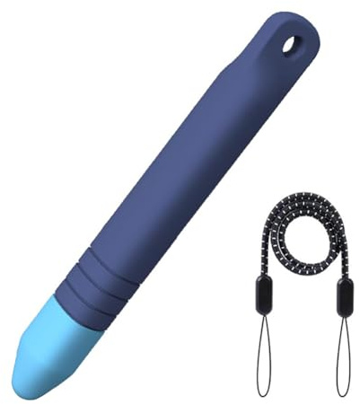 Kexpery Universeller kapazitiver Eingabestift für Touchscreen, Easy Grip für Air Mini Pro, geeignet für Kinder, Anti-Drop-Eingabestift für Tablet für Fire Kids (blau)