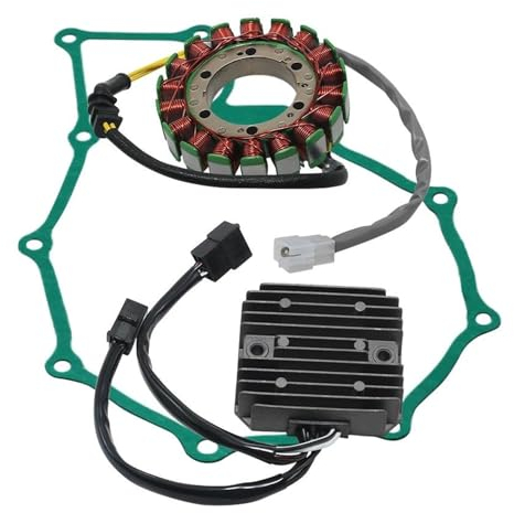 Zündspule Zündungen Für Shadow 400 600 Für VLX NV400 NV600 VRX400 VT600C /CD/CD2 Motorrad Regler Gleichrichter + Zündung Stator Spule + Abdeckung Dichtung