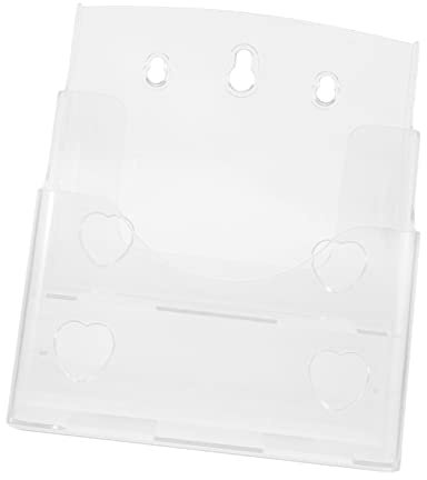 SEWACC 2stufe Acryl-broschürenhalter Zweistufiger Zeitschriftenständer Papierorganizer Für Büros Ausstellungen Und Einzelhandelsgeschäfte