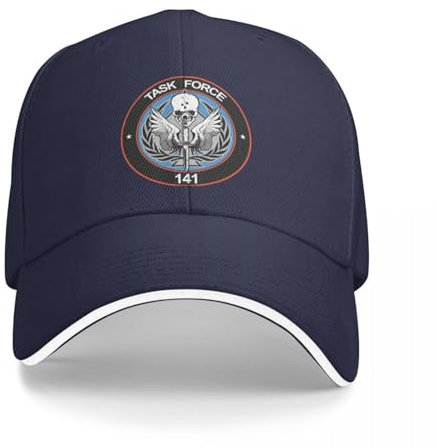 OOAXBEED Basecap Baseball Kappe Task Force 141 Baseball Kappe Gentleman Hut Sonnenhut Streetwear Hut Für Frauen Männer