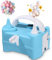 Bomba de globo eléctrica, bomba de globos eléctrica, bomba de globo, bomba de globo, 220 V, 400 W, bomba de aire eléctrica, para fiestas de cumpleaños, fiestas, bodas, color azul