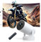 Mini Proiettore Intelligente, Proiettore Video Hi-Fi Aggiornato con Supporto 4K 1080P, 300 Lumens ANSI, WIFI6 & Bluetooth & Proiettore Auto Keystone per il Cinema in Camera da Letto