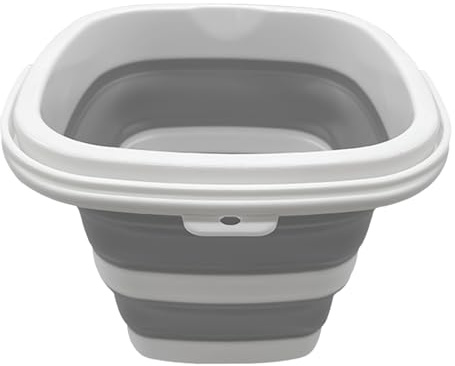 Cubo Plegable - Pequeña Fregona 5L con Mango | Rescate Del Cubo Del Hogar para Camping Al Aire Libre Ropa De Camping Plegable Es Una Solución Innovadora P Pescador De RV