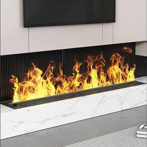 VPAIUNCKU LED in in in in in in Indiporto Moderno Moderno Incorporato Incorporato Acqua Umidificatore - Fiamma Realistica Atomizzata 3D, Controllo Intelligente - Ingresso/Uscita Automatica dell'Acqua