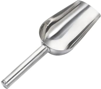 DHYUACN Cucharón para Congelador Pala de Hielo de Acero Inoxidable multifunción de 8 Pulgadas, Pinza for Dulces, Pasteles y Helados.