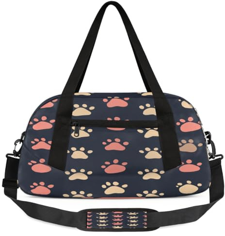 Kinder-Seesack mit Cartoon-Tiermotiven, kleine leichte Reise-Sporttasche für Jungen und Mädchen, Wochenendtasche, Fitnessstudio, Handgepäcktasche für Schule, Sport, Übernachtung