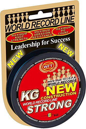 WFT KG Strong 300m 0,32mm 51kg, geflochtene Schnur, Meeresschnur, Angelschnur, Geflechtschnur