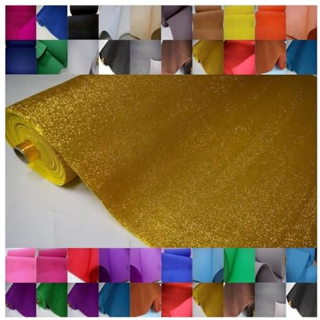Fabrics-City gold glitzer eva glitter moosgummi Stoff 2mm Oeko-Tex für Bastelprojekte, Dekoration, Kinder, Scrapbooking, DIY, Geschenkideen, kreative Gestaltung, Spielzeug, 4232