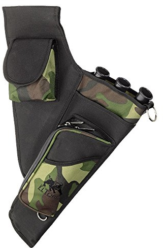 elToro Seitenköcher Sport Deluxe 1 mit 2 Taschen und 3 Röhren