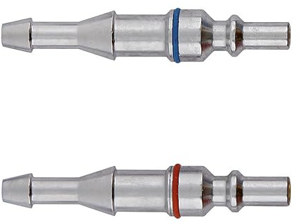 Express, 2924, Raccords Rapides Mâle Tuyau O/A + 2 Colliers, Accessoire pour Fer à Souder, Lampe à Souder, Fer de Couvreur, Chalumeau d'Étanchéité, Pièces de Rechange