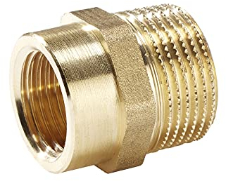 Gewindefitting Reduzierverlängerung 1/2“AG x 3/8“ IG Messing Fitting