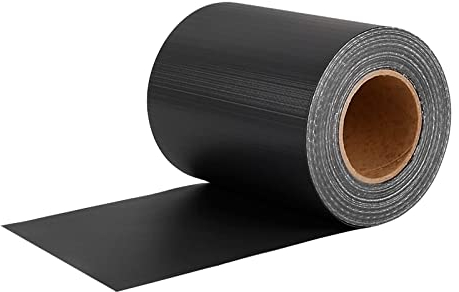 LARS360 35m x 19cm con 20 Strisce Fascette Visione Protezione PVC Paravista Frangivento Oscurante Protezione per Giardini e steccati Recinzione, Colore Nero