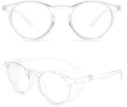 Alsenor Safety Glasses Anti Fog Goggles Protective Eyewear Blue Light Blocking Anti Dust UV Protection Glasses For Men Women