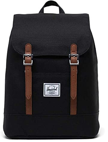 Herschel Unisex Retreat Mini Rucksack, Schwarz, Einheitsgröße, Rucksack