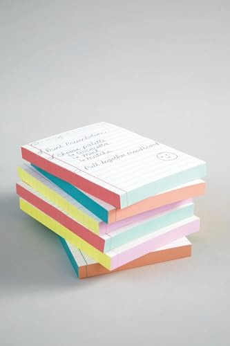 Designworks Ink Colorblock-Notizblock, Grün und Pfirsich