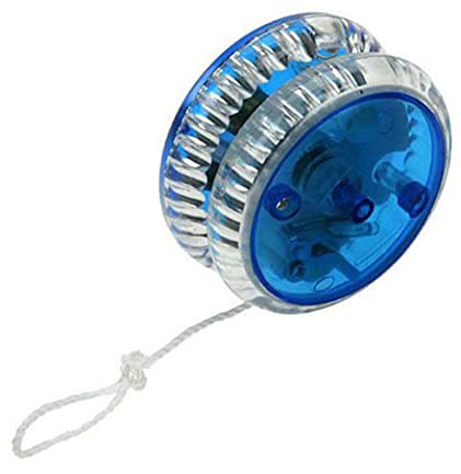 Led Yoyo Professional Yoyo Toy Light Up Plastic Yo Yo Ball para niños Adultos Azul Yo-Yos
