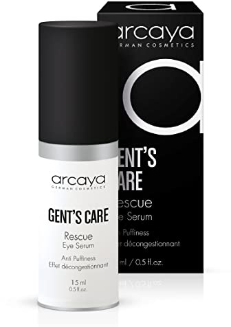 Gent´s Care Rescue Eye Serum | Augenserum Augenringe & Schwellungen | mit Koffein, Aloe Vera & Whiskeyextrakt | Kühlend, Abschwellend | Müde Männerhaut