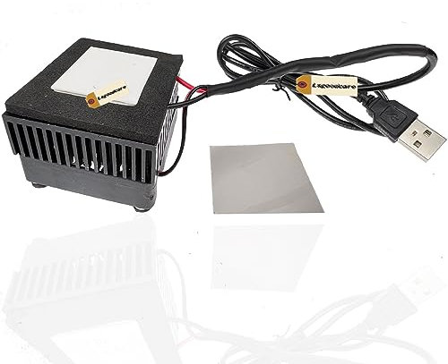 Lsgoodcare 5V DIY Phone Heatsink Module Kit, USB Semiconductor Refrigeration Cooler, Tablet Cooling System Peltier Heat Sink with Heat conducting Sheet