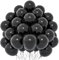 Ballons Noirs, 50 Pièces Ballons Noirs Mats 12 Pouces, Ballons Noirs En Latex d'Hélium Pour Femmes Filles Enfants Pour Décoration Fête d'Anniversaire à Thème Noirs Remise Diplôme Baby Shower Mariage
