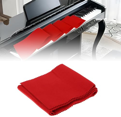 ZXUPOI Tastiera Pianoforte Parapolvere,Copritastiera Pianoforte Panno,Panno Tastiera,Copritastiera Pianoforte,Copertura Pianoforte Cover per Pianoforte 88 Tastiera Protettivo Dirt-proof