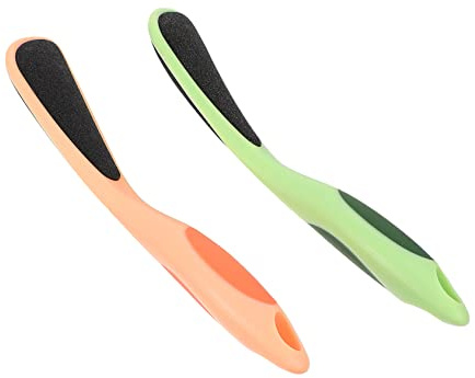 Limas Portátiles para Pies de Doble Cara, 2 Piezas, Verde Pp | Viaje y Negocio, Fácil de Guardar, Diseño Ergonómico y Cómodo de Sujetar