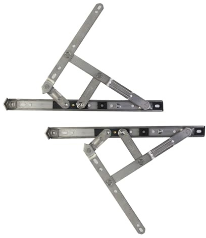 Nicerity Lot de 2 charnières de fenêtre à battant de 30,5 cm pour fenêtre