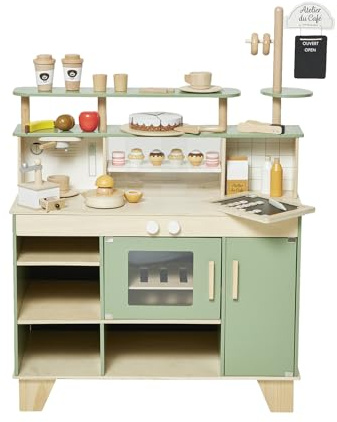 VERTBAUDET Kinder Kaffeebar Atelier DU CAFÉ Holz FSC® Natur