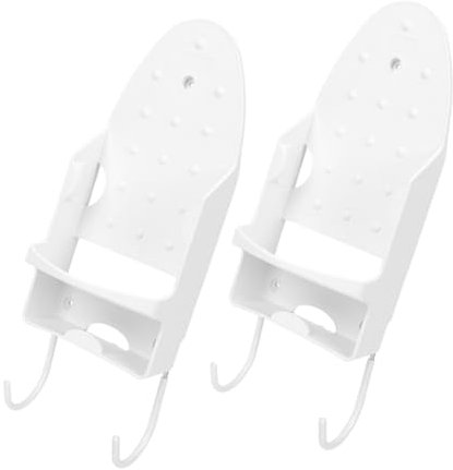 MOBUTOFU 2piezas Colgador De Pared para Tabla De Planchar De Unidades Estante De Almacenamiento