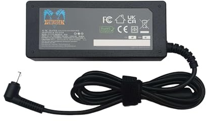PowerGoat 65W Compatible With DynaBook Toshiba Satellite Pro E10-S-101 Laptop Power Supply Charger 19V 3.42A Pin 3.5x1.35mm