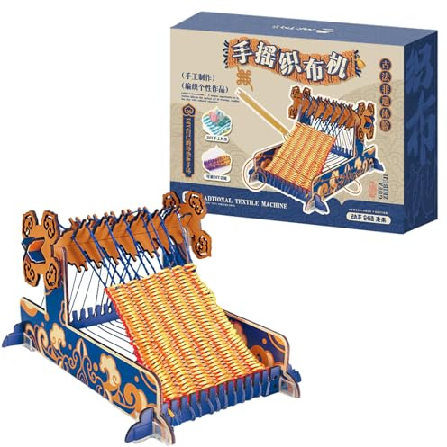 Kit de tejido de juguetes para manualidades – Juego de tejido para niños, kit de actividades con trabillas para hacer pulseras, bolsas de teléfono, bufandas, posavasos, alfombrillas, llaveros, mini