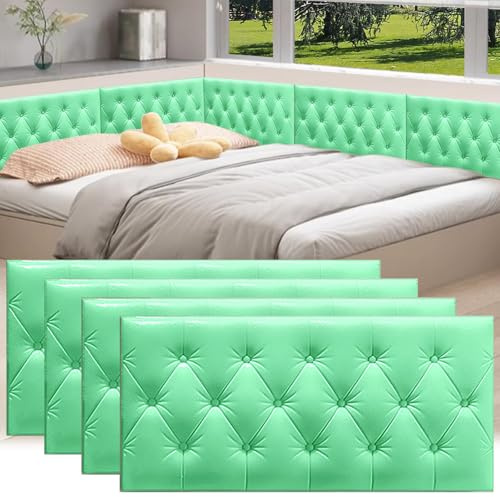 Coussin Mural Panneaux Rembourré Autocollants Anticollision 3D Décoration Papier Peint 3D Mural Panneaux Muraux comme Tête de Lit
