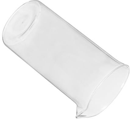 TOYANDONA Verre Filtre Réutilisable pour Cafetière à Piston Pichet Verre Élégant Compatible avec Presse Française Accessoire Café Pratique pour Infusion et Mesure