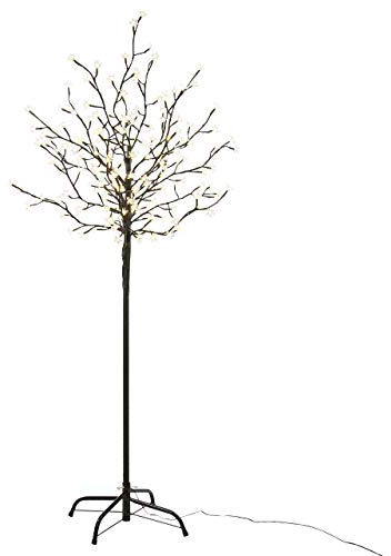 Nipach Lichter-Baum mit Blüten - 200 LED warm-weiß - mit Trafo