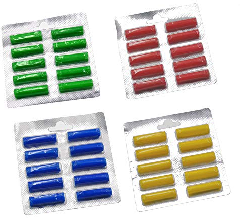 40 Duftstäbchen Parfum.grün, gelb, blau, rot Duftis, Noten Sommerwiese, Lemone, Meeresbriese, Fruchtfrische, für alle Staubsaugerarten geeignet